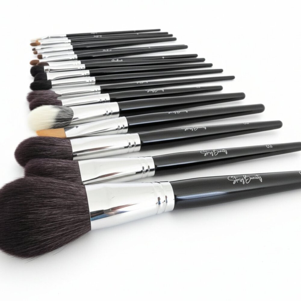 Stasy Beauty™ Professional 18-Piece Natural Hair Brush Set